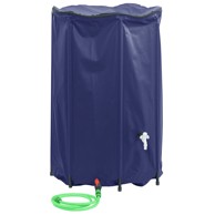 Spremnik za vodu sa slavinom sklopivi 1000 L PVC