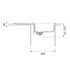 FRANKE Sudoper MRK, 611-100, crna