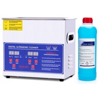 Ultrazvučna perilica PS-20A, 3,2 l, s grijaćim elementom i zaslonom, s tekućinom TechSonic 1 l