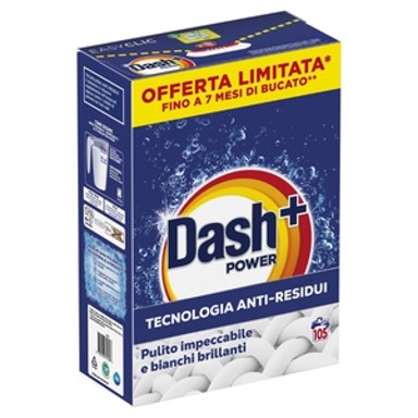 DASH Deterdžent za pranje rublja u prahu, Regular, 5,25 kg, 105 pranja