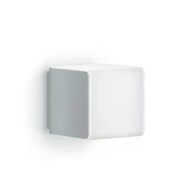 LED vanjska zidna svjetiljka L830 sc, senzor i bluetooth, 9,1W, 3000 K, srebrna