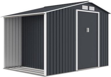 IWHOME Vrtna kućica LUCIFER A-2 5,31 m², antracit
