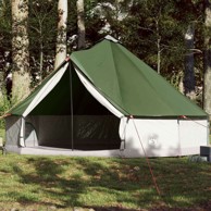 Obiteljski šator tipi, zeleni, za 12 osoba, vodootporan
