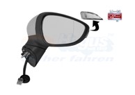 VAN WEZEL Retrovizor Ford Fiesta 13-17, desni, električni, grijani, žmigavac, asferičan, 6 pinova