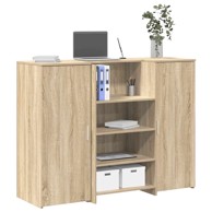 Radni stol 135x50x103,5 cm od konstruiranog drva, sonoma hrast