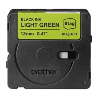 BROTHER Traka za označavanje BTAGG31, 12 mm, crna na svijetlozelenoj