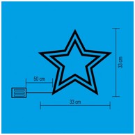 HOME Ukras za prozor, KID 503 B/WW