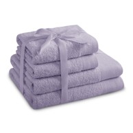 RESTILO Pamučni set ručnika 4 kom od frotira u boji lavande Amari