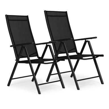 MODERNHOME Set od 2 stolice, crne