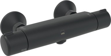SLOMART Slavina za tuš Nova Black Matt 7460U-33
