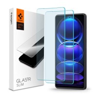 SPIGEN GLAS.TR SLIM zaštitno kaljeno staklo 2kom za XIAOMI REDMI NOTE 12 PRO 5G / 12 PRO+ PLUS 5G / POCO X5 PRO 5G CLEAR