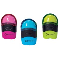 CONNECT Šiljilo-gumica PVC 1 rupa s kutijom 8138