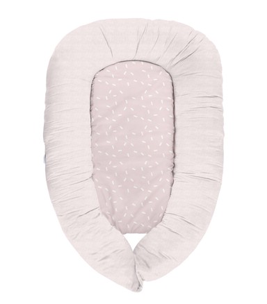 KIKKA BOO Gnijezdo od memorijske pjene 3u1, konfeti, roza