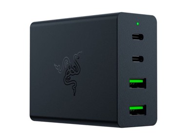 RAZER Zidni punjač, crni, 4-portni, ​​USB-C, 130W