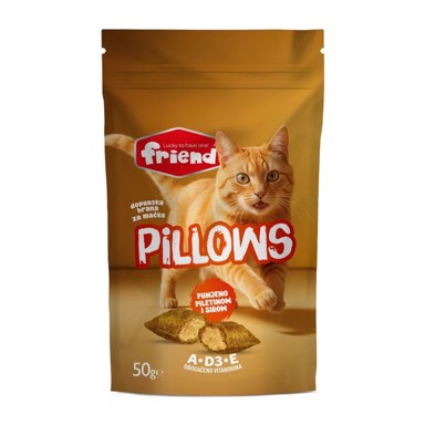 FRIEND Hrana za mačke suha, piletina i sir, 50 g