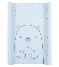 KIKKA BOO Mekana podloga za previjanje 80x50 cm Bear with me, plava