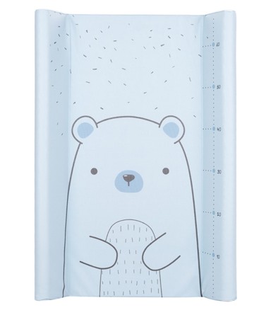 KIKKA BOO Mekana podloga za previjanje 80x50 cm Bear with me, plava