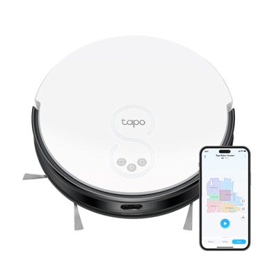 TP-LINK Robotski usisavač i perač Tapo RV20 Mop, LiDAR + žiroskopska navigacija, 2600 mAh, 400 ml spremnik za prašinu, 300 ml spremnik za vodu, WiFi/Bluetooth, podrška za Home/Alexa, Tapo aplikacija