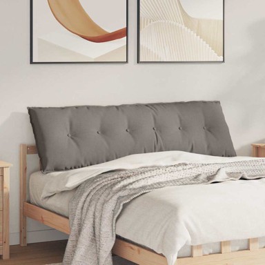 Jastuk za leđa, sivo smeđi, 160 x 50 cm