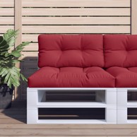 Jastuk za palete boja vina 70 x 40 x 12 cm od tkanine