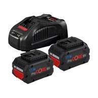 BOSCH AKU Set baterija + punjač - PC 18V 2X5,5AH + GAL18V-40 Power for All