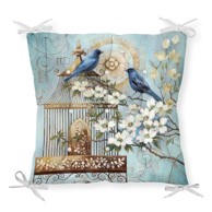  MINIMALIST CUSHION COVERS Jastuk za stolicu Blue Birds, 40x40 cm