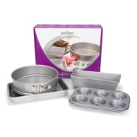 PATISSE Kalup za pečenje kolača 03673 set 4 kom, srebrna