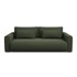 MAKAMII Kaki zelena sklopiva/s prostorom za odlaganje sofa 238 cm Kapua, 238x105x82 cm