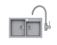 ALVEUS Sudoper ROCK 90 i slavina KATI G81 