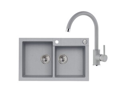 ALVEUS Sudoper ROCK 90 i slavina KATI G81