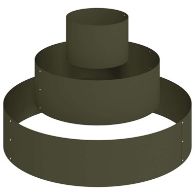 Metalna sadilica, čelik/maslinasta, Ø 90 cm, modularna