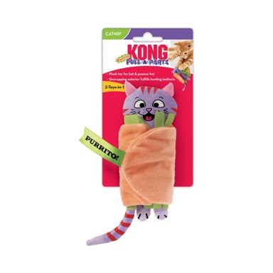 KONG Igračka za mačke Pull-A-Partz Purrito