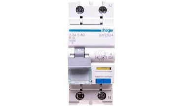 RCBO 2P B16A 0.03A diferencijalni prekidač tipa A ADA516D