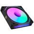 LIAN LI Računalni ventilator UNI FAN SL-INF 120 ARGB Reverse Blade PWM - 120mm, crni UF-RSLIN120-1B