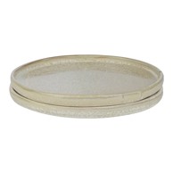 METTE DITMER DENMARK Set tanjura Sand Grain, bež kamen, ø 20 cm, 2/1