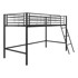 STØRAA Crni podignuti dječji krevet 90x200 cm Jodie 