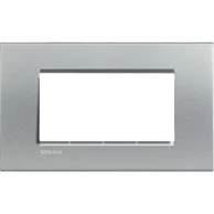 BTICINO Living light pokrovni okvir 4m srebrna lna4804te
