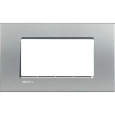 BTICINO Living light pokrovni okvir 4m srebrna lna4804te