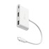 J5CREATE USB hub JCA379EW, USB-C, 1x USB-A, 1x HDMI, 1x USB-C, bijeli