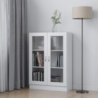 Vitrina bijela 82,5 x 30,5 x 115 cm od iverice