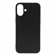 Silikonska maskica s MagSafeom za Samsung Galaxy A37, crna