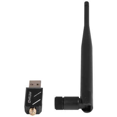 AMIKO Wi-Fi mrežna kartica, USB, 2.4 GHz, 5 dB, 150 Mbps, WLN-881