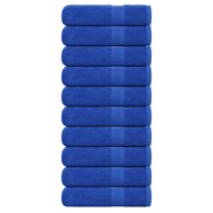 Ručnici za kupanje 10 kom plavi 100x150 cm 360 gsm 100% pamuk