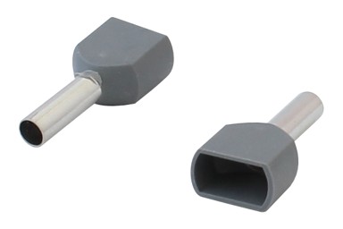 Dvostruko izolirane završne čahure, 2 x 2,5 mm², 10 komada