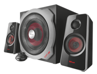 TRUST Zvučnici GXT38 Tytan, crno-crveni, 2.1, 120W
