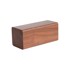 Budilica u drvenom dekoru Karlsson Block, 16 x 7,2 cm