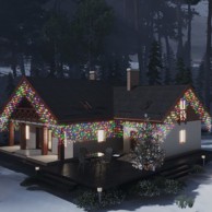 Dekoracija LED zavjesa 400 LED 10 m