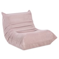 PLUSH NEST Ergonomska dječja ležaljka Mooni, vrhunski kord, svijetlo roza