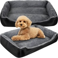 MG Krevet za mačke i pse Plush Bed, 60×45 cm, sivi