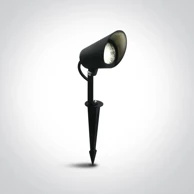 Reflektor sa šiljkom, LED, 8W, 3000 K, 520 lm, IP65, crni, DM67458/B/W
